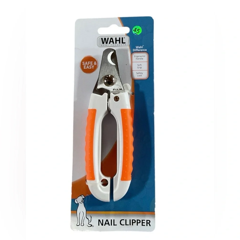 Wahl Dog Nail White and Orange Clippers NWT